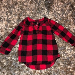 Buffalo plaid top